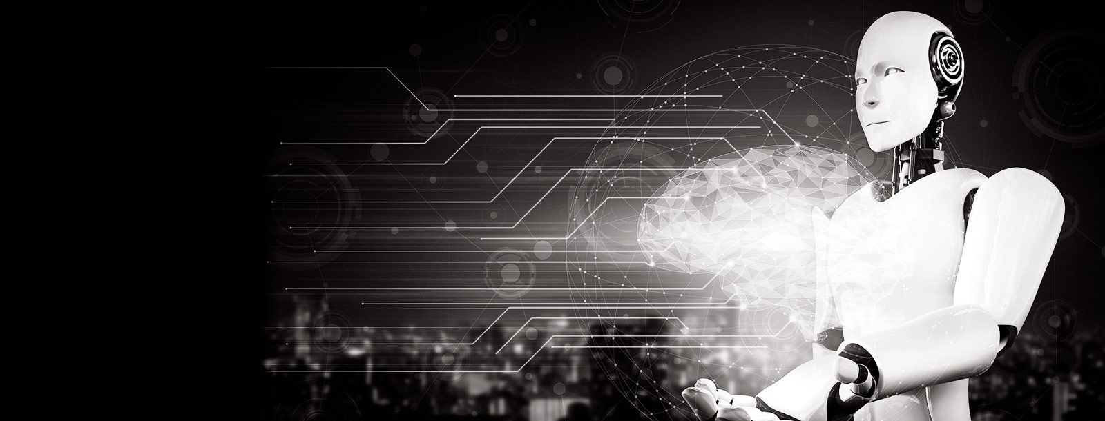 AI for Banks - robot man