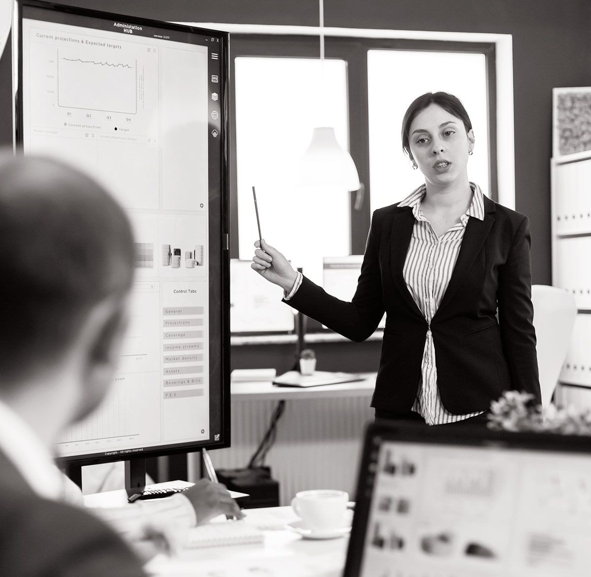 Retail Digital Accounts - woman presenter
