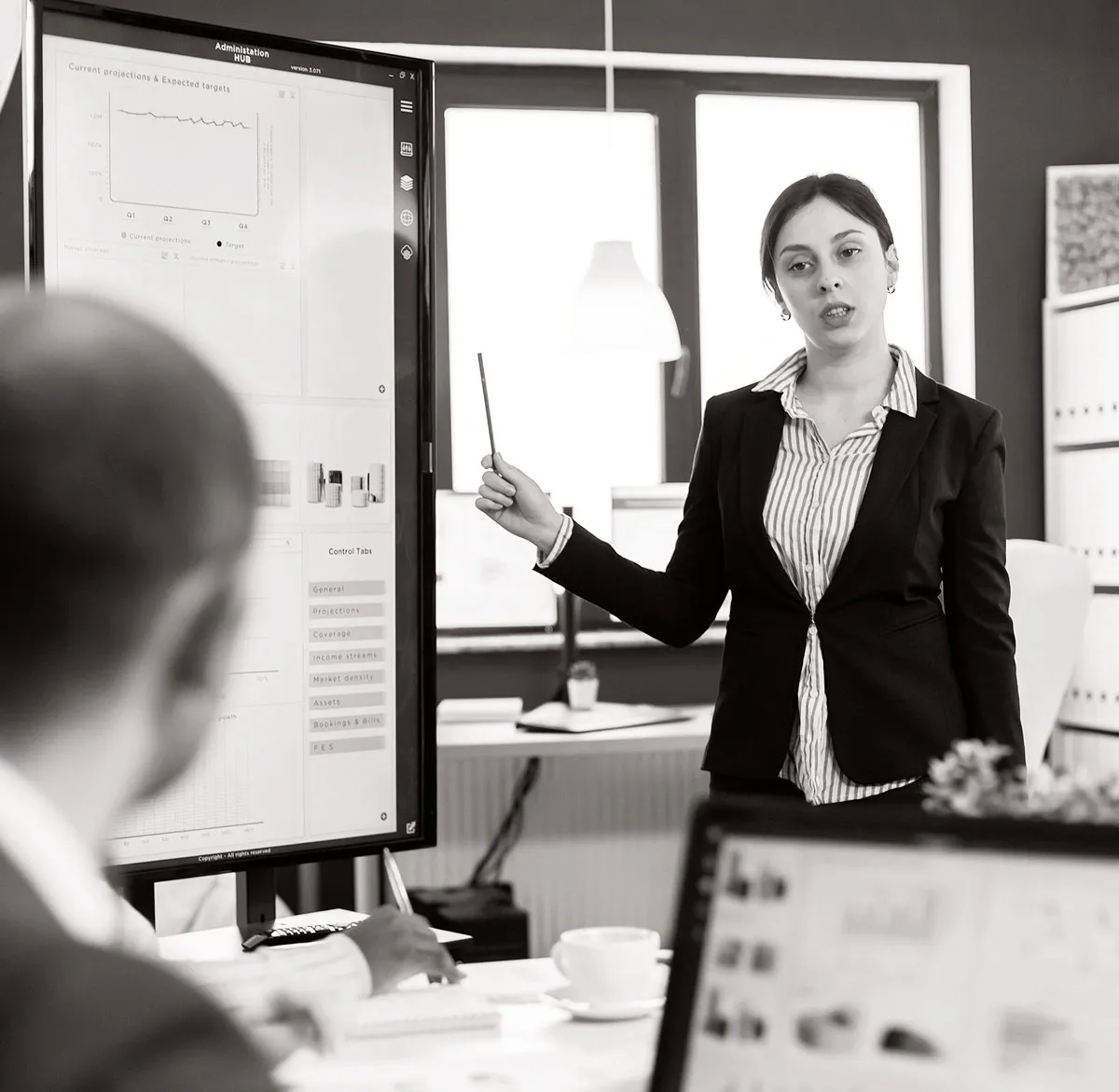 Retail Digital Accounts - woman presenter